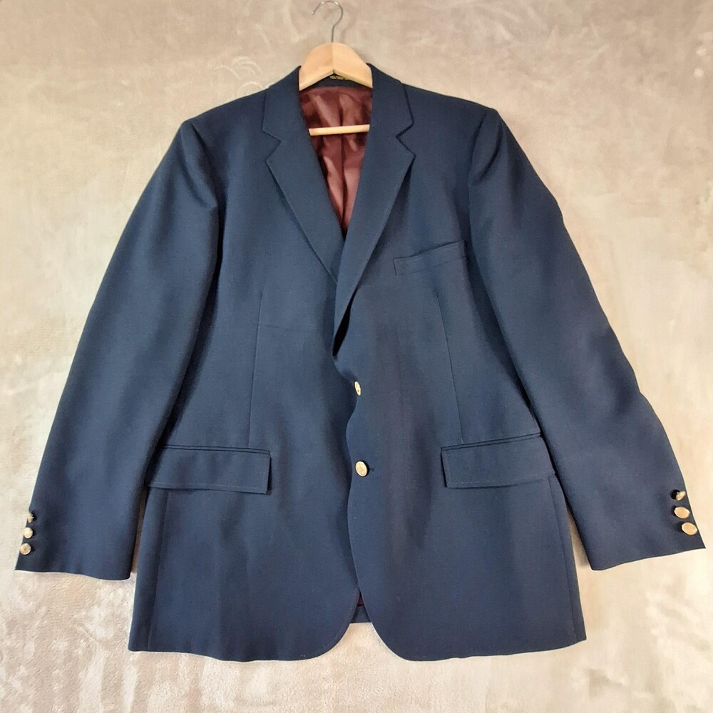 Town & Country Anderson-Little Blazer Mens 46 Classic Gold Button Jacket